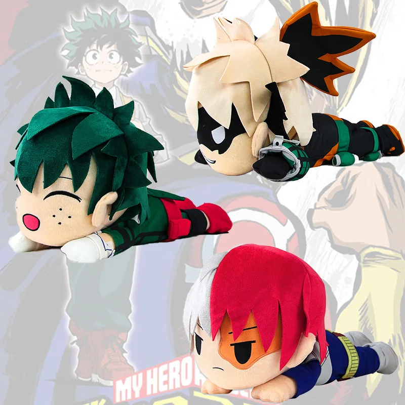 Аниме Плюшевые мой герой Plushie Izuku Midoriya Todoroki шото Katsuki Bakugou фигурка Подушка игрушки