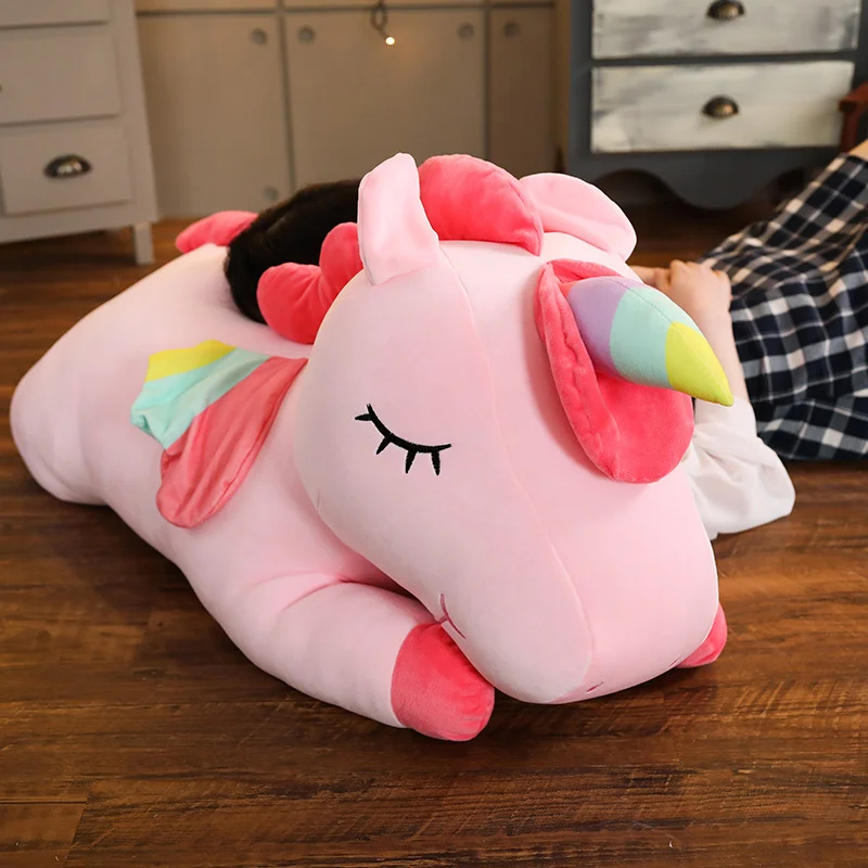 High Quality Large Unicorn Toys Soft Stuffed Animal & Plush Toys Plush Unicorn Horse Doll Kids Doll for Children Gift Cheap