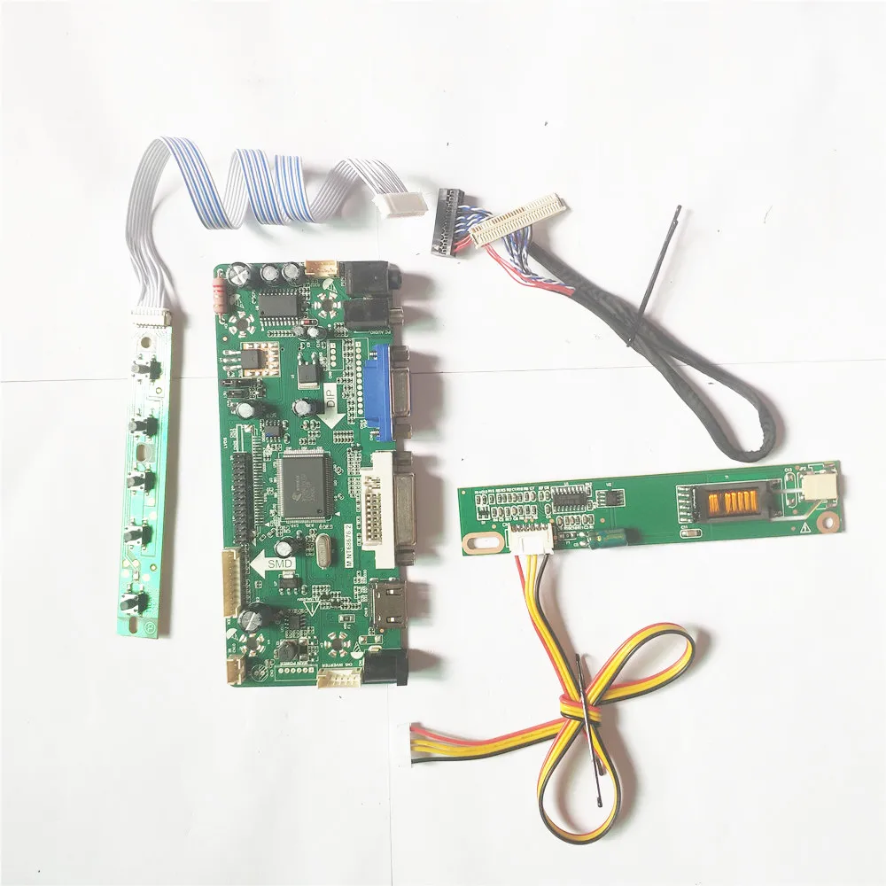Плата контроллера для N141I3-L01/L02/L03 совместимая с HDMI + VGA DVI CCFL LVDS 30Pin M.NT68676 экран 14 1