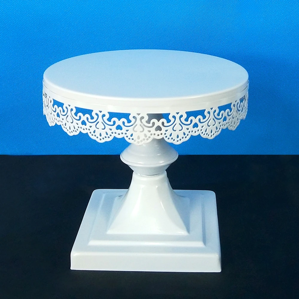 Tobs 8-12 inch Cake Stand With Lace Edge For Wedding Home Dessert Table Party Suppliers Cake Decoration Tools