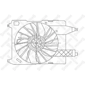 

Cooling fan for Renault Megane 1.4-2.0 02 STELLOX 29-99410