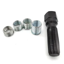 

14mm Spark Plug Cylinder Head Rethread Kit Thread Insert Reamer Repair Tap Tool