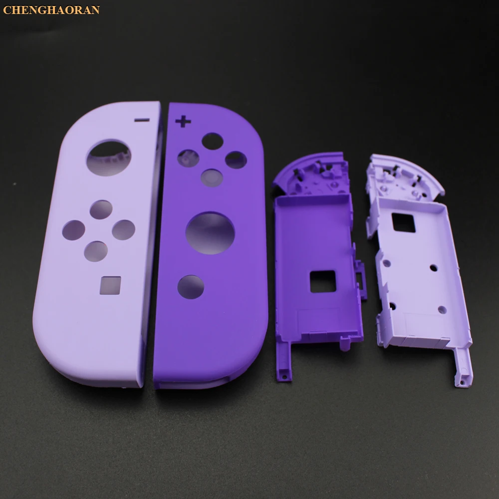 1 комплект, набор конфетных цветов, комбинированный, для Kind NS Switch Joy-Con, сменный корпус, чехол для NX Joy Con, чехол для контроллера, розовый, синий - Цвет: BI