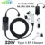GKFLY 220 В Тип 1 Портативное зарядное устройство EV SAE J1772 type1 8A 10A 13A 16A Автомобильные Зарядные станции Smart AC Electric Car Charger