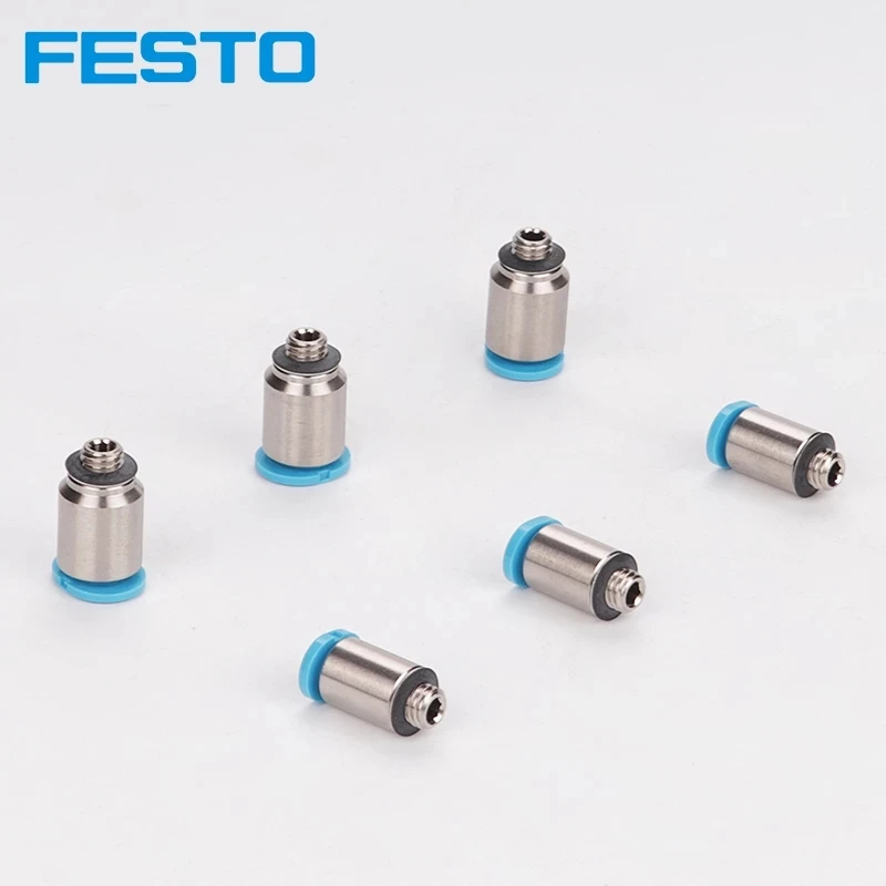 

10pcs One Pack Festo Mini Joint Pneumatic Fitting Pipe Quick Connector QSM-M3-2-3-I 133027 153301 133026 153312