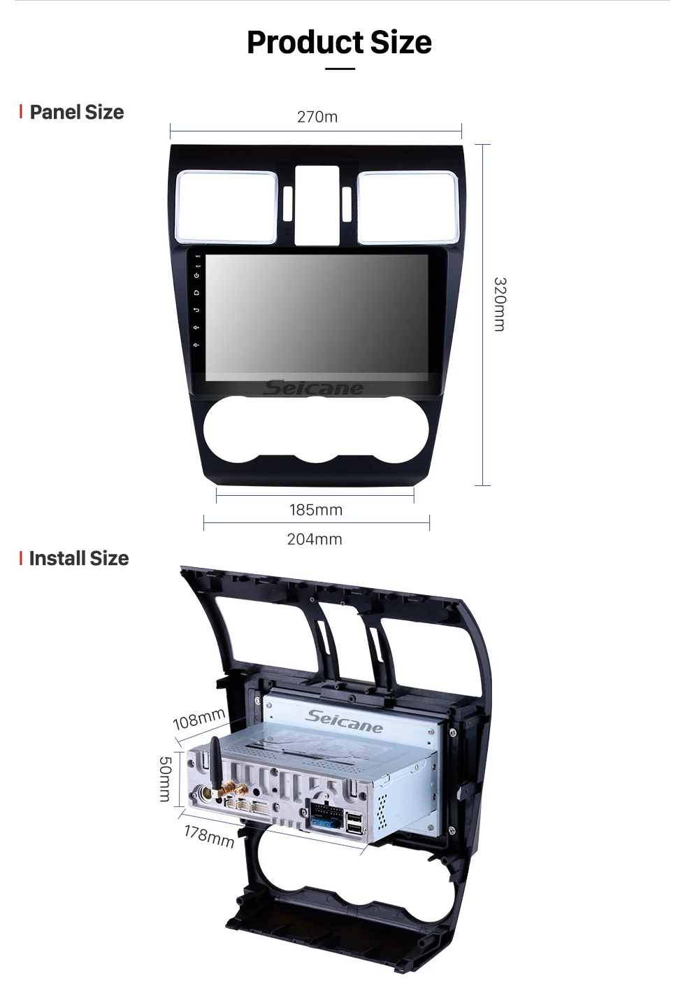 Clearance Seicane 9 inch Android 9.0 Car Radio Stereo Audio Multimedia Player GPS Head Unit For 2014 2015 2016 Subaru WRX forester 15 Clearance Seicane 9 inch Android 9.0 Car Radio Stereo Audio Multimedia Player GPS Head Unit For 2014 2015 2016 Subaru WRX forester 15