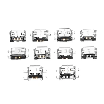 

uxcell 100Pcs/Sets PCB USB Female Plug Connector Type-A Short Body Female PBC Mounting Assortment Set