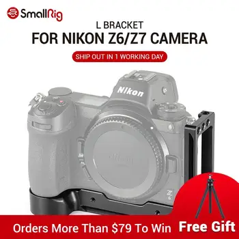 

SmallRig Z6 Camera L-Bracket for Nikon Z6 & for Nikon Z7 Camera w/ Arca-Type Quick Release plate for vertical or horizontal 2258