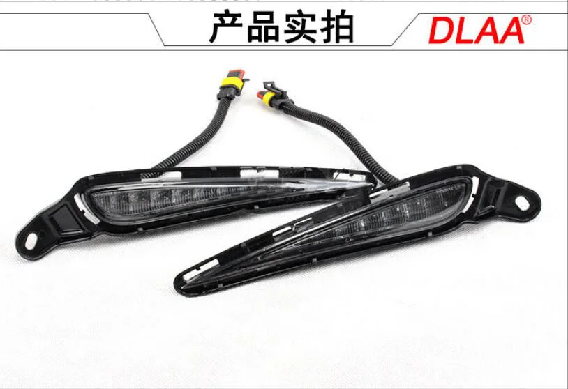 20162018y car Bumper headlamp Vitz daytime light car accessories LED