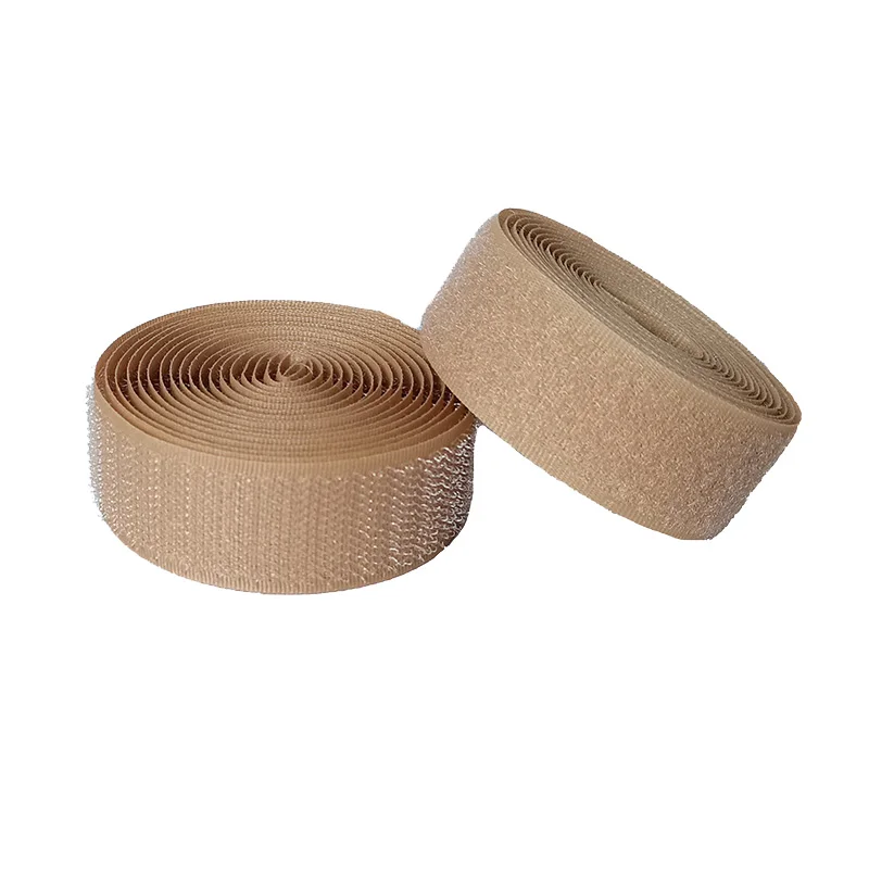 Khaki kein klebstoff haken schleife verschluss band nähen Zubehör band aufkleber straps couture kleidung 20/25/40/50/100mm DIY – Detail 11
