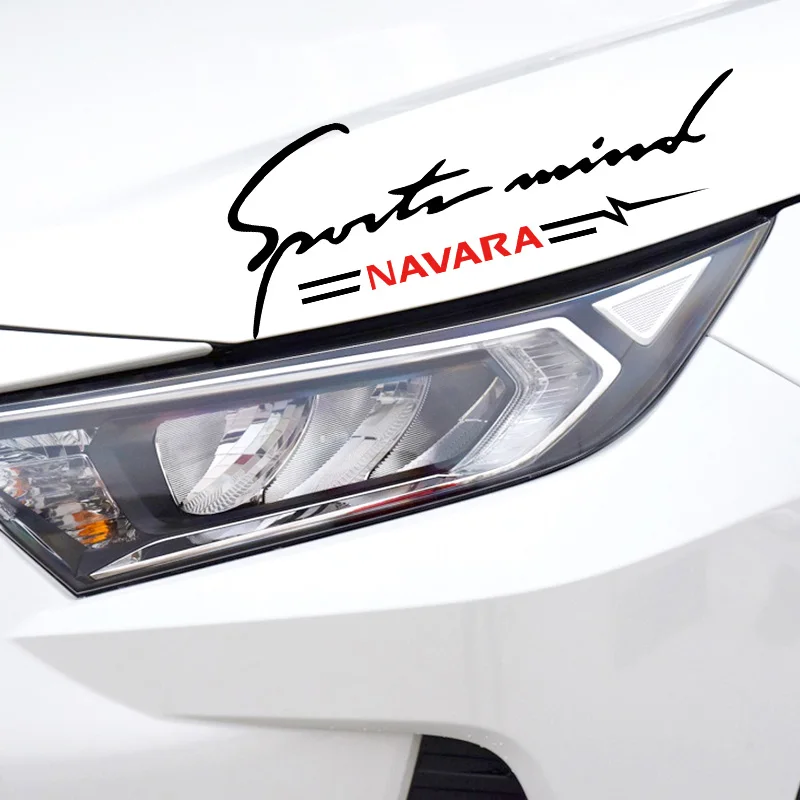 Автомобильный Стайлинг наклейки на голову отражающие декоративные для Nissan Micra K11
