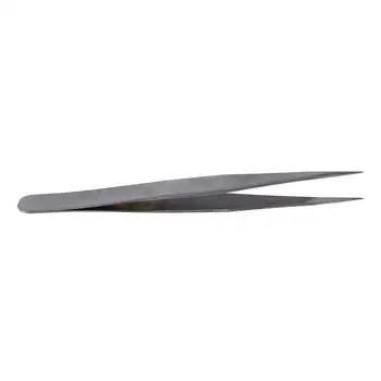 

traight Pointy Fine Point Metal Precise Tweezers Faux Eyelash Grafting Tool