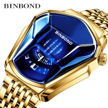 Aliexpress - BINBOND Top Brand Luxury Military Sport Watch Mens Gold Wrist Watches Man Clock Casual Chronograph Wristwatch Relogio Masculino