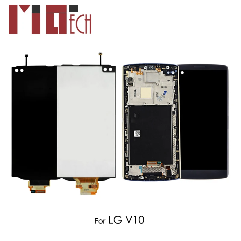 

LCD Display For LG V10 H961 H968 H900 Touch Screen Digitizer Assembly Replacement Parts Black with/No Frame 5.7 Inch