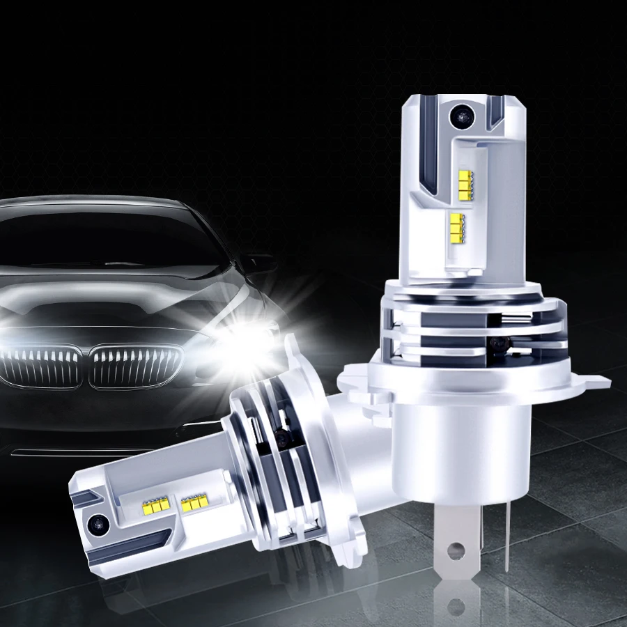 

Acoosun Mini LED H4 Led H7 Car Headlight Bulbs 12V 24V H1 10000LM H11 Auto Led Lamp 9005 Hb3 9006 Hb4 6500K ZES Chip Hi/Lo Beam