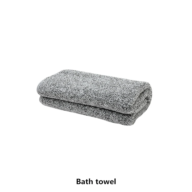 Bath Towel Набор из четырех предметов, банное полотенце, платок, шапочка для душа, сухая шапочка для волос, сухие полотенца для волос, Мягкий головной убор-чалма, Косметика для макияжа, полотенце для волос s - Цвет: Bath Towel