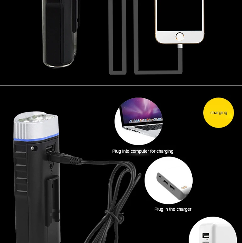 Фонарь для велосипеда непромокаемый USB Перезаряжаемый светодиодный фонарь для велосипеда велосипеды Передние фонари велосипедная лампа как power Bank Аксессуары для велосипеда