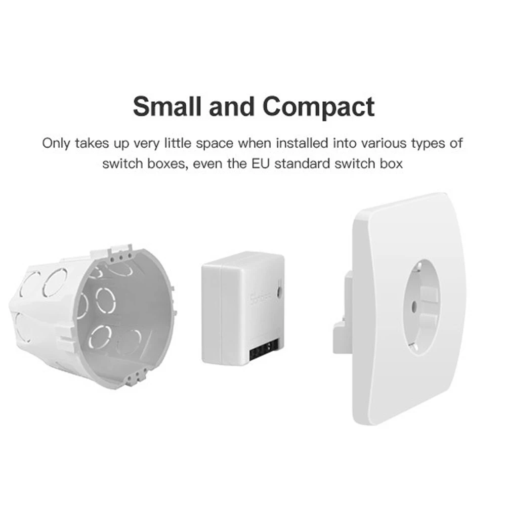

Hot New SONOFF Professional Mini Two Way Intelligent Switch 10A Supports DIY Mode Household Appliance Automation Smart Switches