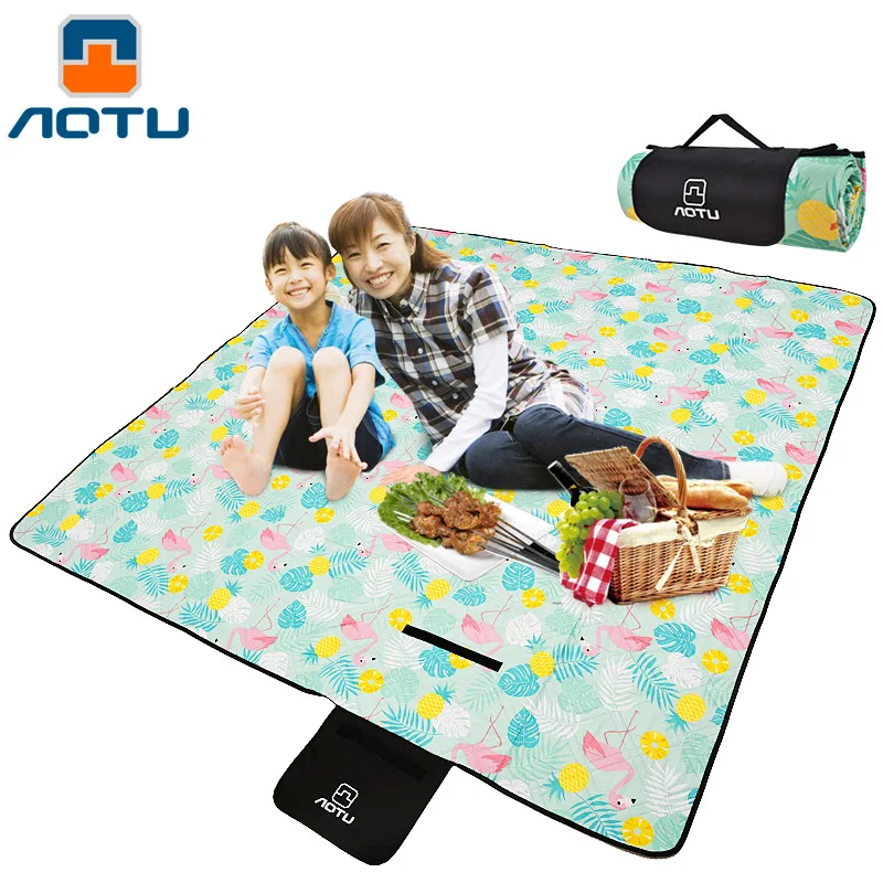 

Outdoor Beach Mat Ultrasonic Machine Washable Picnic Mat Camping Tent Moisture-proof Pad AT6237 a Generation of Fat