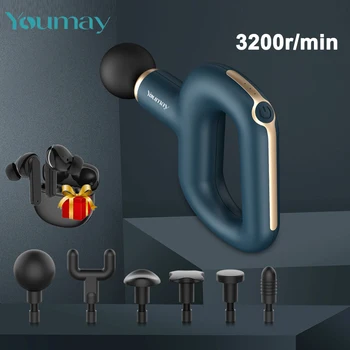 

Youmay Massage Gun Body Muscle Deep Fascia Massager Muscle Pain Exercising Relaxation Slimming Shaping Mini Massager