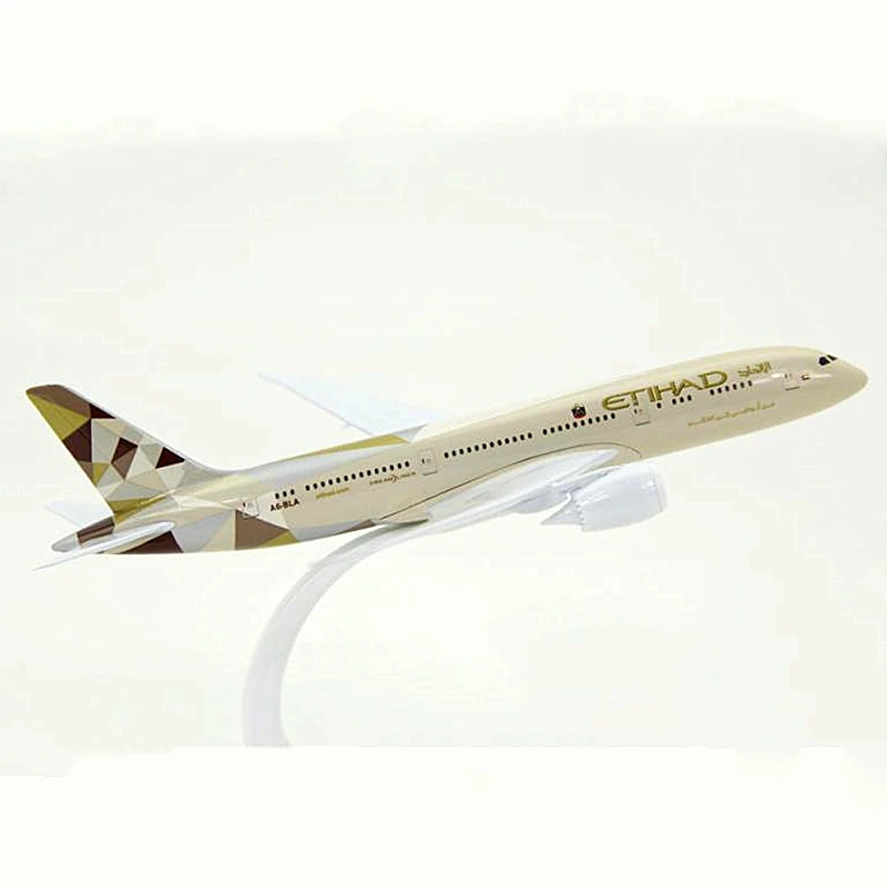 18 см Boeing B787 Etihad модель самолета из металлического сплава самолет модель игрушечный самолет детский подарок коллекционная