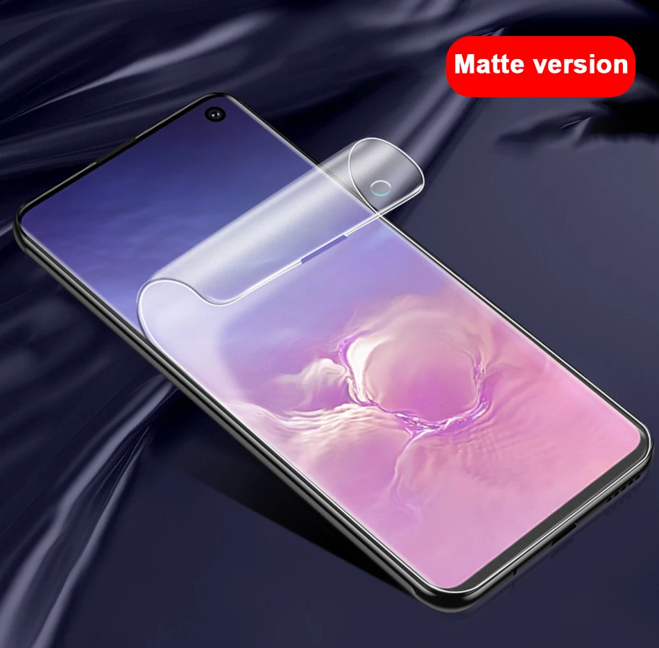 20D матовая Гидрогелевая пленка для samsung Galaxy S8 S9 S10 Plus Note 10+ 8 9 Защитная пленка для экрана для samsung S9 S7 Edge пленка не стекло