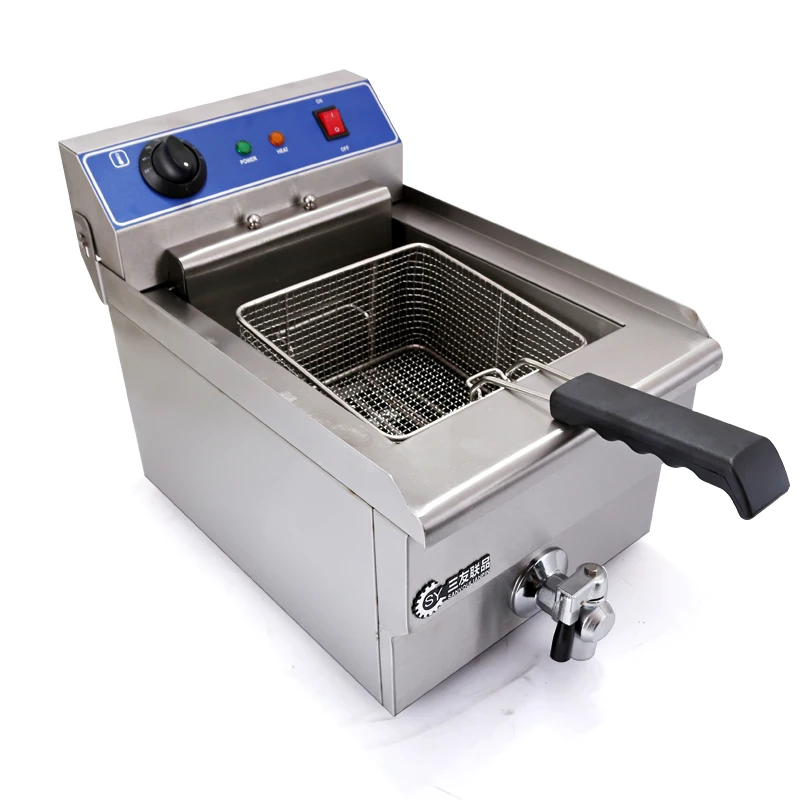 Countertop chip chicken fryer frying machine Commerical electric fryer