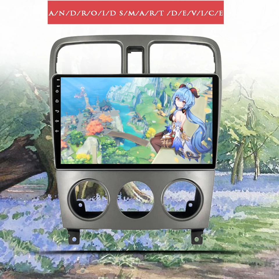 

Автомобильная Мультимедийная система Carplay, 8 ГБ + 256 ГБ, с GPS, для Subaru Forester SG 2002-2008, 2din