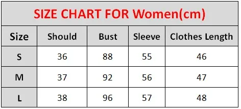 jacket size