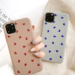 Чехол для телефона SUYACS в стиле ретро для iPhone 11 Pro Max XR XS Max 6 6S 7 8 Plus X Cute Love Heart, мягкий ТПУ, конфетный чехол для телефона