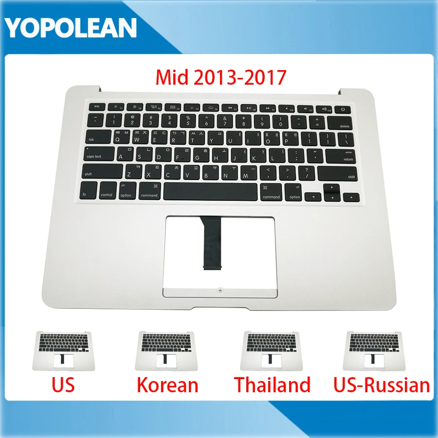 Новинка для MacBook Air 13 &quotA1466 Топ чехол Topcase Клавиатура США корейский Таиланд