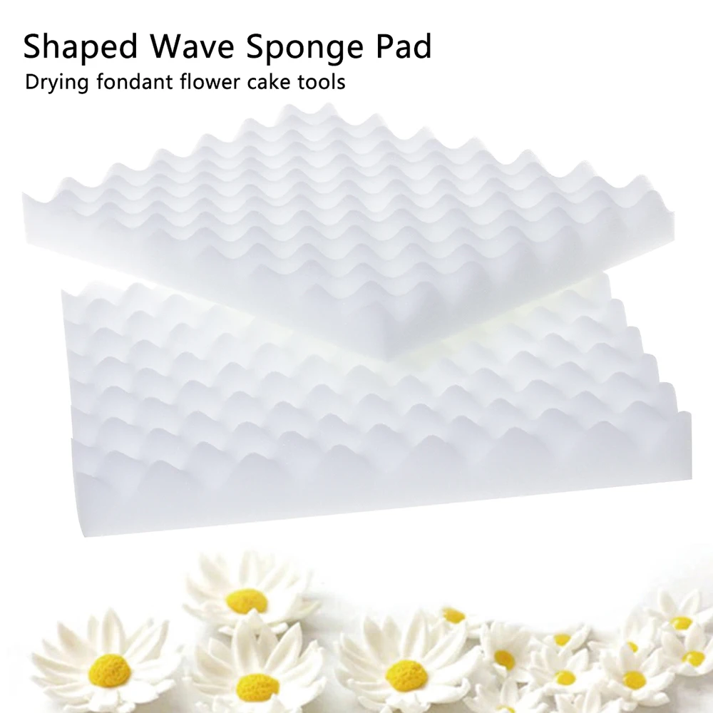 

Fondant Cake Sponge Foam Drying Sugar Flower Mat Sponge Pad Gum Paste Mold Bakeware Tools Cooking Tool Kitchen Gadget