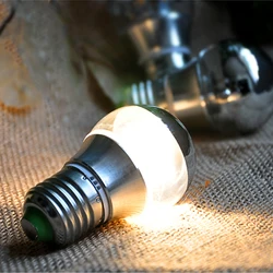 하프 실버 LED 필라멘트 전구, 차양막 장식, E27, E14, LED 5W, 7W, 베이스 라이트 미러 전구, 차갑거나 따뜻한 흰색, AC 110-220V