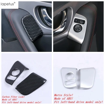 

Lapetus Front Door Armrest Window Lift / Rearview Mirror Adjust Button Sequins For Nissan Qashqai J11 2018 - 2020 Accessories