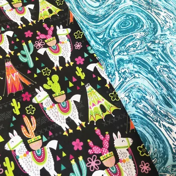 

110 Wide Apaca Printed Cotton Fabric Quilting Sewing Fabrics Per Meter DIY Garment Pillow Cover Baby Bedding Sheets Material