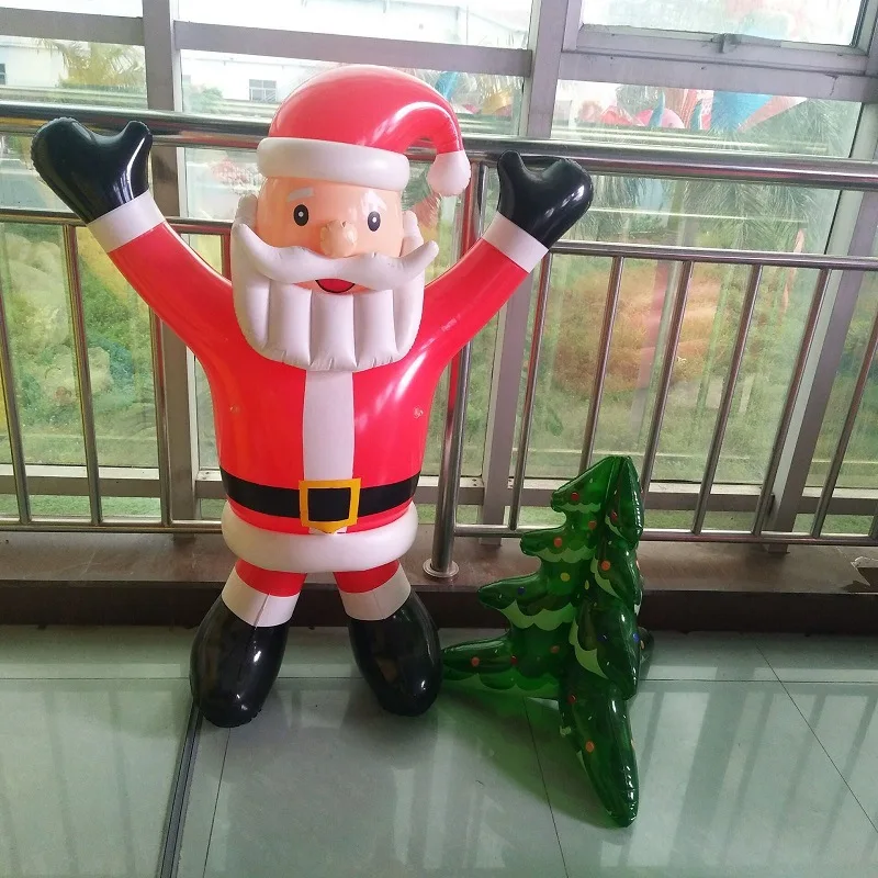

Inflatable Santa, Inflatable Christmas Gift Props Light And Easy to Write Storage