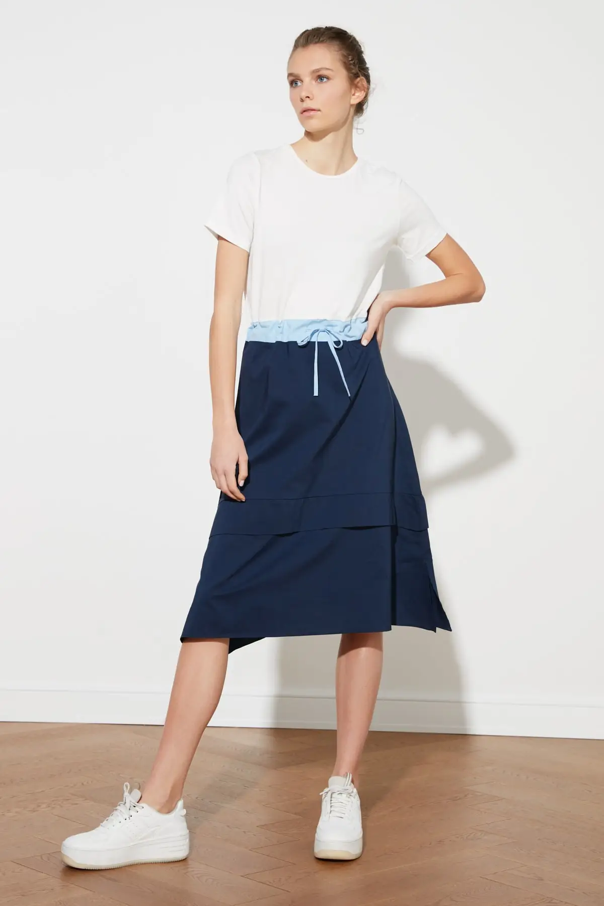 Trendyol Lacing Detail Dress TWOSS20EL1838 Trendyol Lacing Detail Dress TWOSS20EL1838