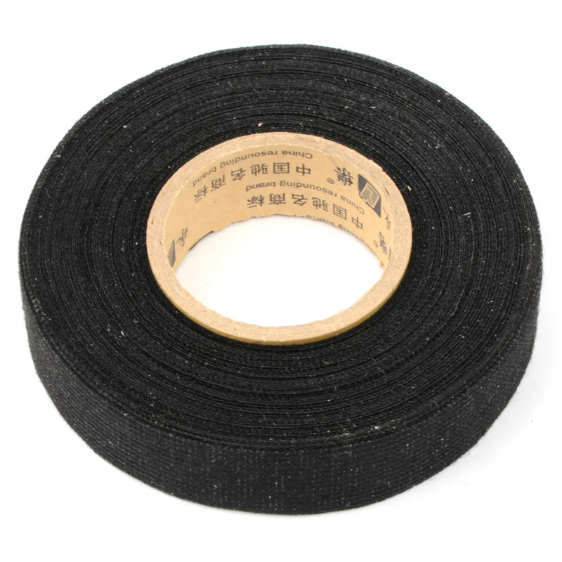 

New 1 pcs 19mmx15m Tesa Coroplast Adhesive Cloth Tape for Cable Harness Wiring Loom Hot Selling