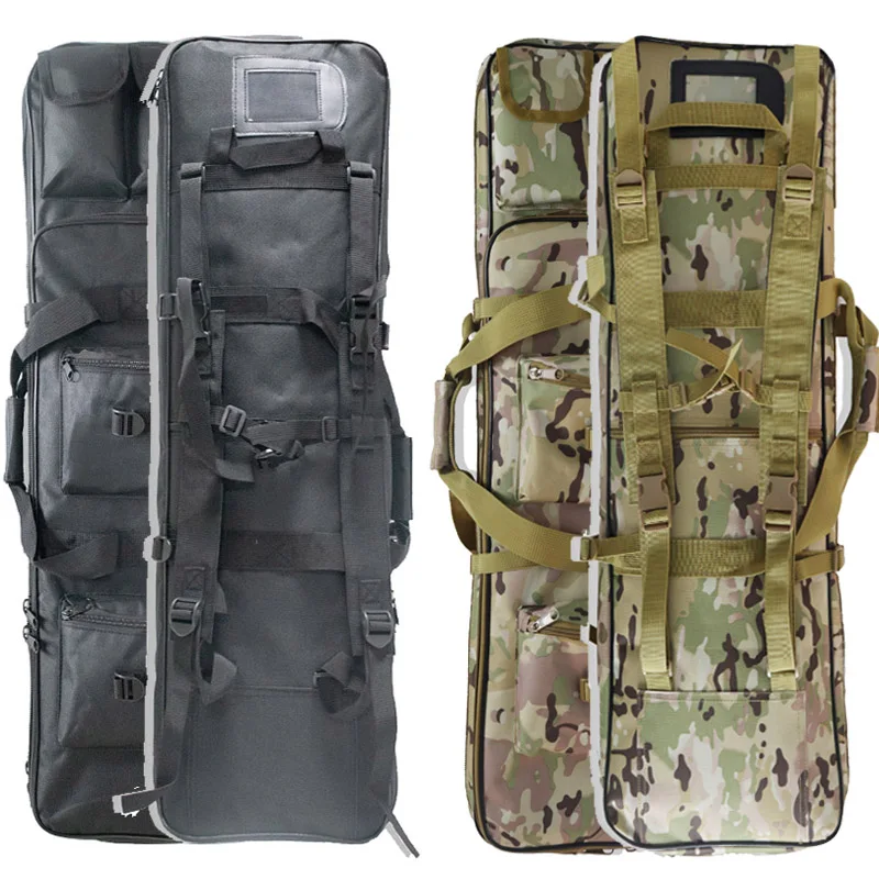 

81/94/115cm Nylon Hunting Gun Bag Tactical Molle Bag Rifle Case Sniper Airsoft Holster Military Backpack For Shooting Paintball