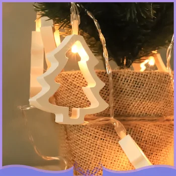 

Christmas Tree Light Strings 3M 20LED Stars/Heart Light Strip Battery Powered Xmas LED Light String Copper Wire Lamp String