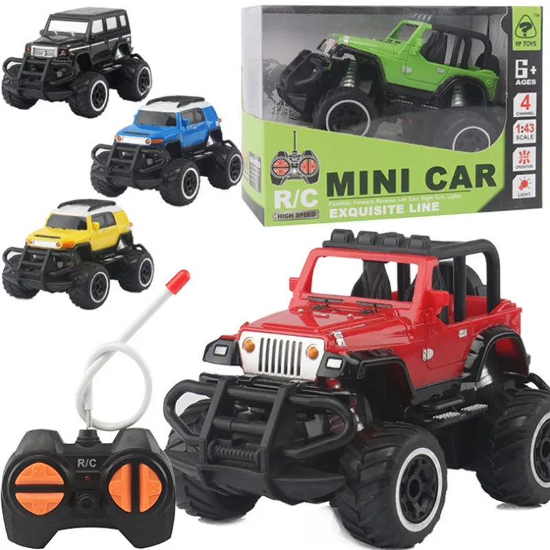 

CYSINCOS Children Small Cars Off-road Car Toys Electric Vehicle Model Radio Remote Control Cars Toys For Kids Boy Cars Toy Gift