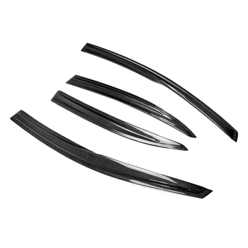 

Car-styling For Honda Civic 2006 4 Door Sedan FD2R Carbon Fiber Wind Deflector Glossy Finish Door Window Trim Fibre Rain Eyelid