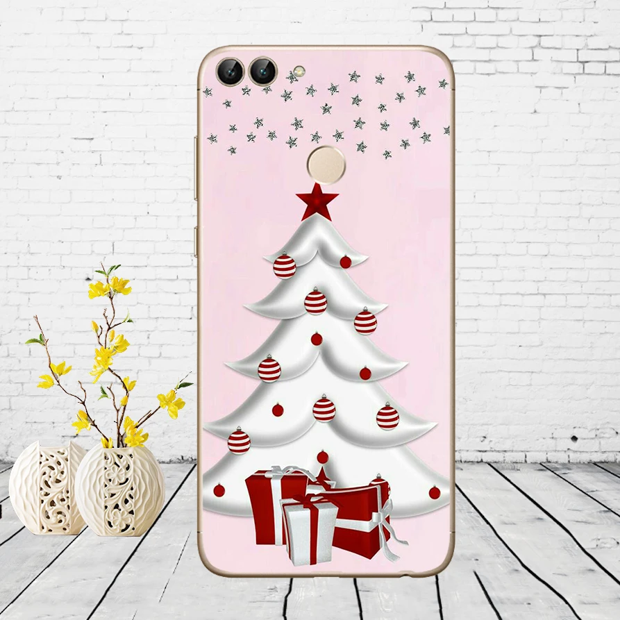 Huawei P Smart Case TPU Мягкий силиконовый прозрачный чехол для телефона huawei P Smart Cover FIG-LX1 Enjoy 7S Чехол - Цвет: B51