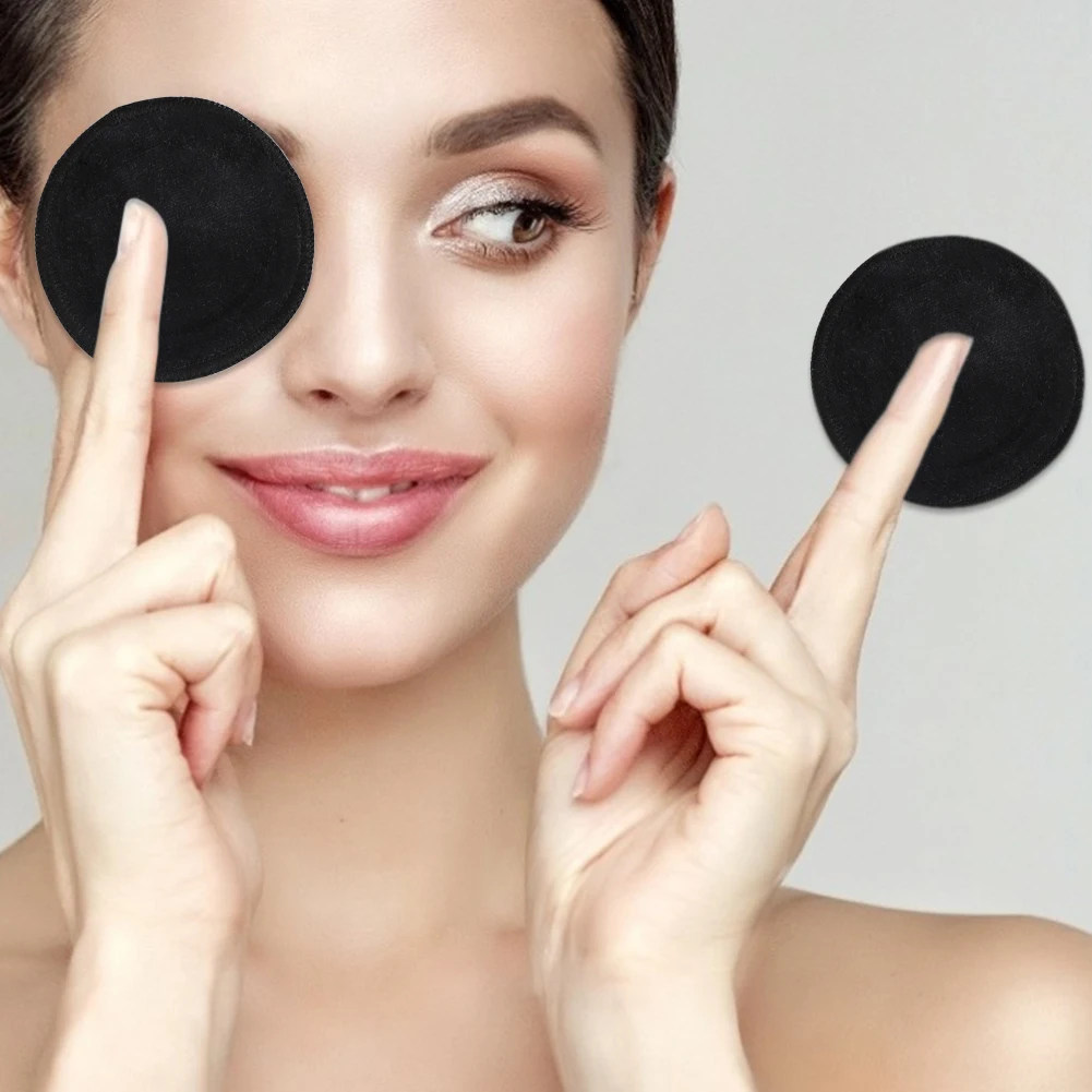 6 шт./компл. средство для снятия макияжа с колодки Многоразовые Make Up средство для снятия макияжа для лица бамбукового волокна по уходу за кожей лица от подтекания молока с сетчатый мешок