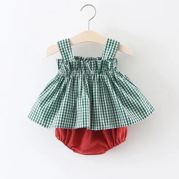 

Koodykids Baby Girl Dress Bodysuits Summer Triangle Dress Romper Creeper Little Girls Party Dress Clothes Mesh Dress Jumpersuits