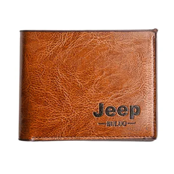 

High Quality Men Wallets Mens Jeep Wallet with Coin Bag Small Money Purses New Design Dollar Slim Purse Money Clip Wallet