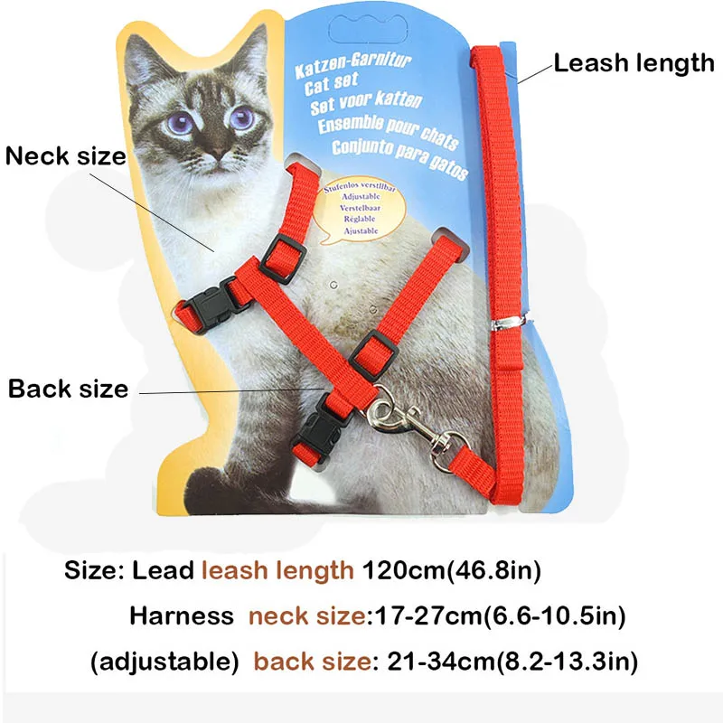 XPangle-Adjustable-Cat-Harness-Leash-Set-Nylon-Kitten-Pet-Cat-Leashes-Rope-for-Puppies-Walking-Chest (3)