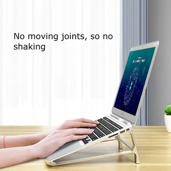 

Aluminum Alloy Laptop Stand Folding Notebook Stand For Macbook Air Pro Lapdesk Non-slip Computer Cooling Bracket