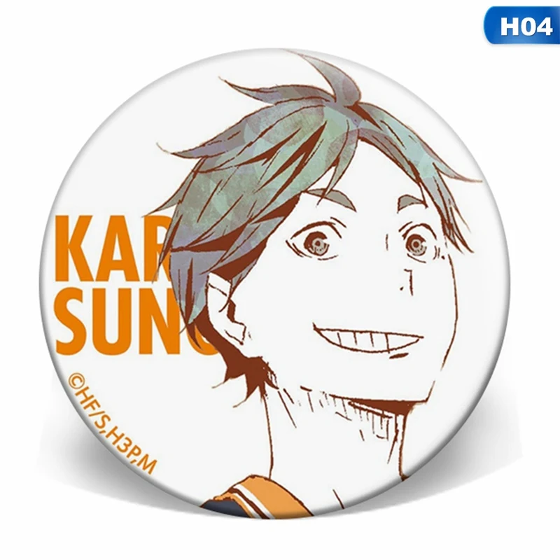 Anime Haikyuu!! Brooch Badge Cosplay Brooch Pins Schoolbag Accessory ladies halloween costumes