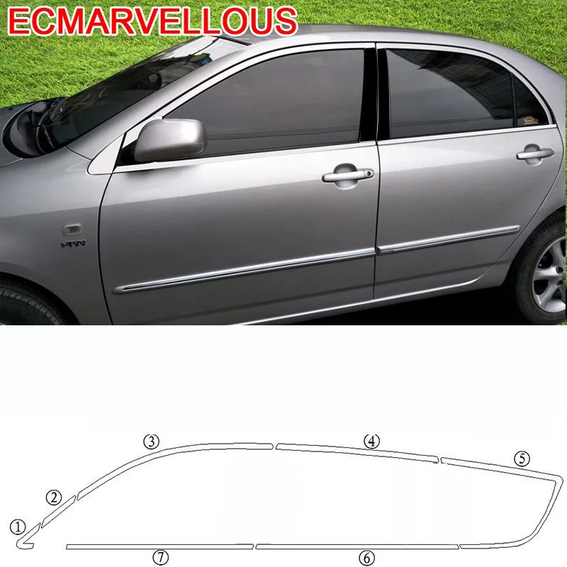 Car Accessories Exterior Window 2004 2005 2006 2007 2008 2009 2010 2011 2012 2013 2014 2015 2016 2017 FOR Toyota Corolla Ex